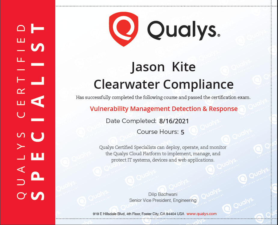 QualysVMDRCert